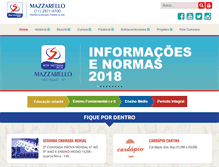 Tablet Screenshot of mazzarello.com.br